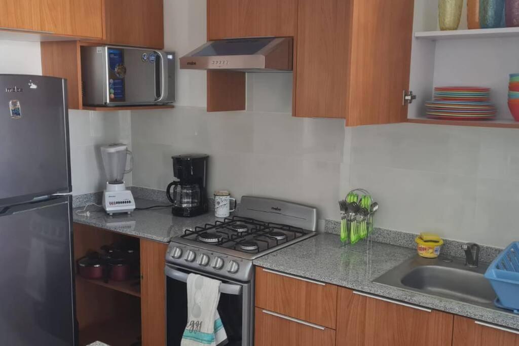 Bonito Penthouse Con Roof Garden Apartman Manzanillo Kültér fotó