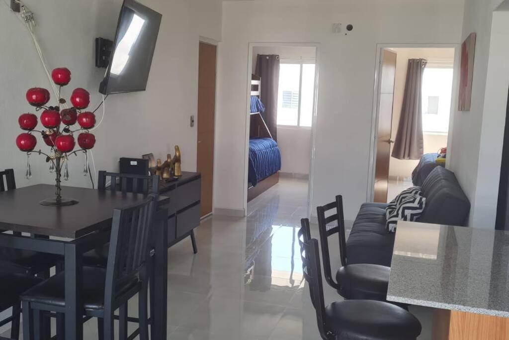 Bonito Penthouse Con Roof Garden Apartman Manzanillo Kültér fotó